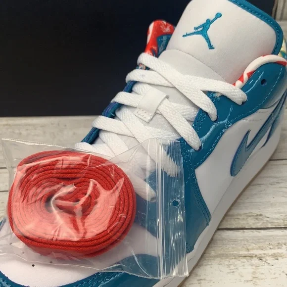 Air Jordan 1 Low Cyber Teal - Picture 6 of 6